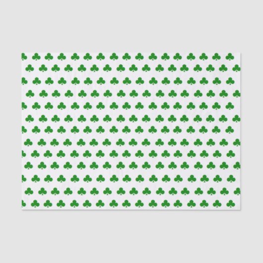 Weefselpapier "Shamrock" Tissuepapier (Voorkant)