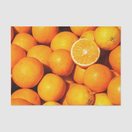 Weefselpapier sinaasappels tissuepapier (Voorkant)
