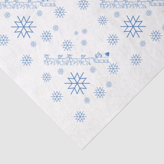 Weefselpapier - Sinterklaas, Slapje, Snowflakes Tissuepapier (Detail)