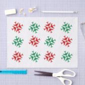 Weefselpapier sneeuwvlakken tissuepapier (Craft)