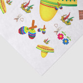 Weefselpapier Sombrero Hot Peppers Floral Tissuepapier (Detail)