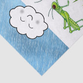 Weefselpapier, sprinkhaan Sun Bumblebee Grass Tissuepapier (Detail)