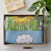 Weefselpapier, sprinkhaan Sun Bumblebee Grass Tissuepapier (Geschenk)