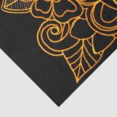 Weefselpapier - Stalkstaal - Goud G523 Tissuepapier (Detail)