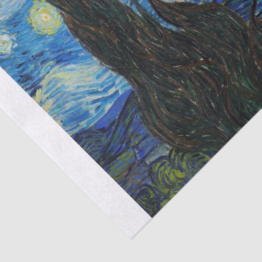 WEEFSELPAPIER : STERRENNACHT VAN GOGH TISSUEPAPIER (Detail)