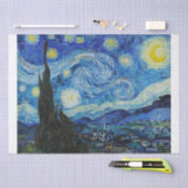 WEEFSELPAPIER : STERRENNACHT VAN GOGH TISSUEPAPIER (Craft)