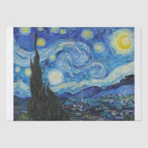 WEEFSELPAPIER : STERRENNACHT VAN GOGH TISSUEPAPIER