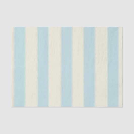 Weefselpapier Stripe Blue beige Tissuepapier (Voorkant)