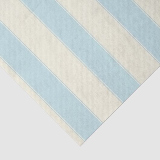 Weefselpapier Stripe Blue beige Tissuepapier (Detail)