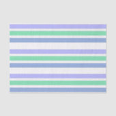 Weefselpapier Stripe Blue Green Tissuepapier (Voorkant)
