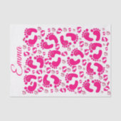 Weefselpapier Stripes Baby Feet Girl Elephants Tissuepapier (Voorkant)