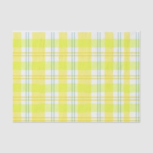 Weefselpapier Stripes Geel Tissuepapier (Voorkant)