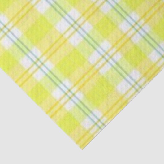 Weefselpapier Stripes Geel Tissuepapier (Detail)