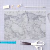 Weefselpapier Stripes Marble White Tissuepapier (Craft)