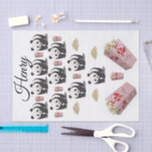 Weefselpapier Stripes Panda Beer Popcorn Tissuepapier (Craft)