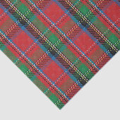 Weefselpapier stripes rood blauw groen geplakt tissuepapier (Detail)