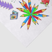 Weefselpapier Terug naar school is cool Tissuepapier (Detail)