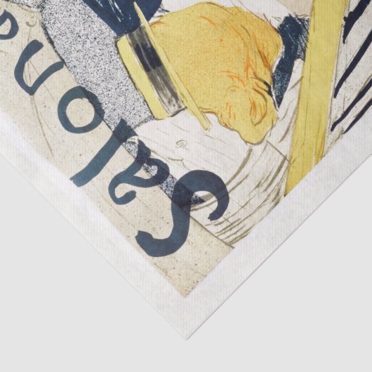 WEEFSELPAPIER : TOULOUSE LAUTREC : SALON DES CENT TISSUEPAPIER (Detail)