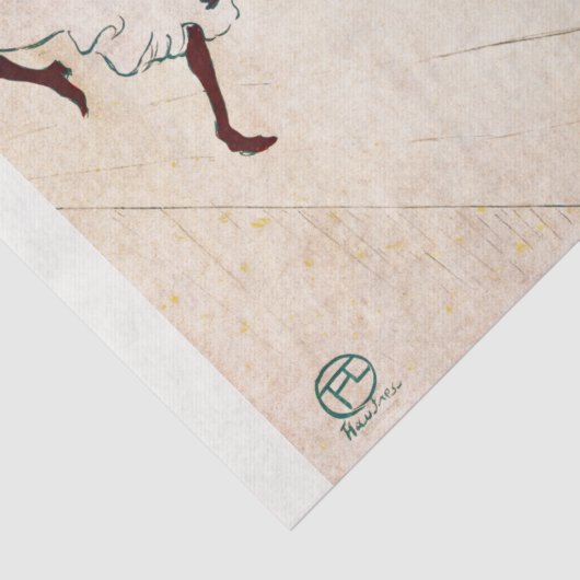 WEEFSELPAPIER : TOULOUSE LAUTREC TISSUEPAPIER (Detail)