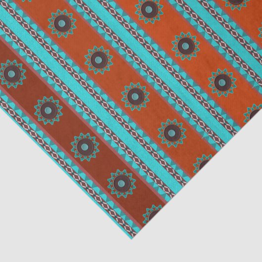 Weefselpapier uit de zuidwestelijke Motif Tissuepapier (Detail)