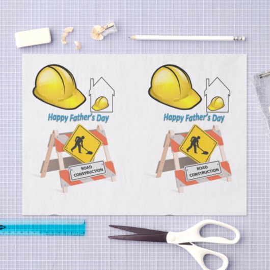 Weefselpapier Vaderdag Tissuepapier (Craft)