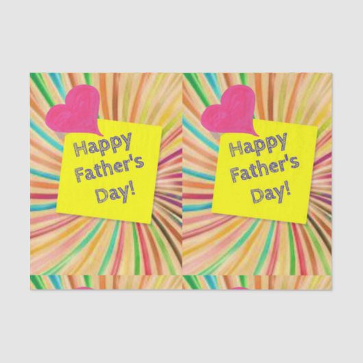 Weefselpapier Vaderdag Tissuepapier (Voorkant)