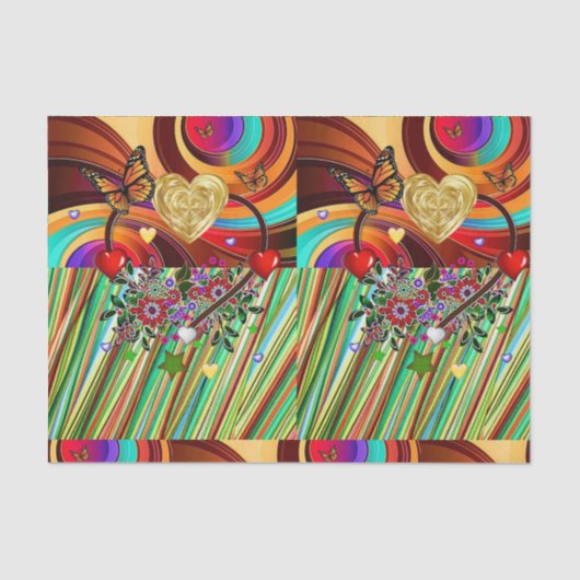 Weefselpapier Valentijnsdag Tissuepapier (Voorkant)