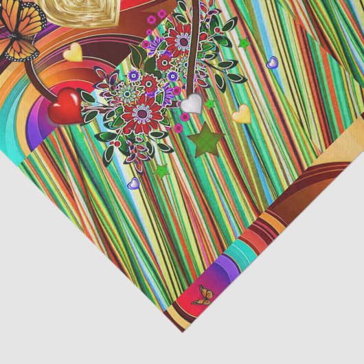 Weefselpapier Valentijnsdag Tissuepapier (Detail)