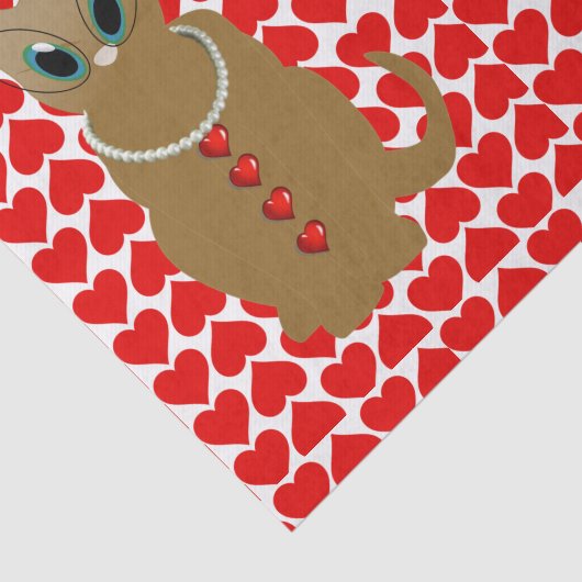 Weefselpapier Valentijnsdag Tissuepapier (Detail)