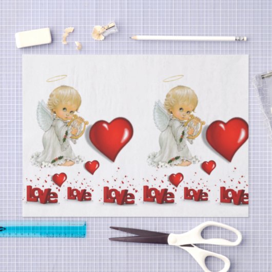 Weefselpapier Valentijnsdag Tissuepapier (Craft)