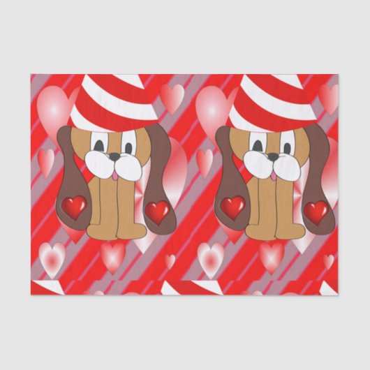 Weefselpapier Valentijnsdag Tissuepapier (Voorkant)