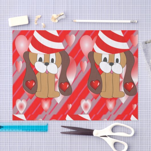 Weefselpapier Valentijnsdag Tissuepapier (Craft)