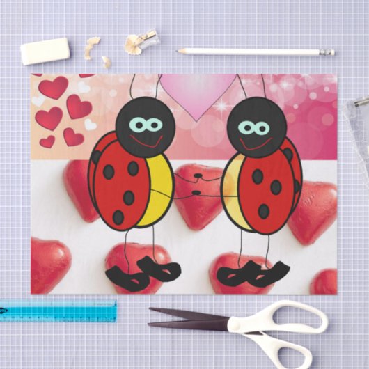 Weefselpapier Valentijnsdag Tissuepapier (Craft)