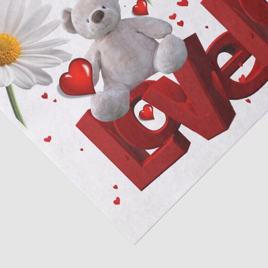 Weefselpapier Valentijnsdag Tissuepapier (Detail)