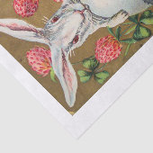 Weefselpapier van 10 lb, wit W/EASTER BUNNY & CHIC Tissuepapier (Detail)