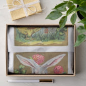 Weefselpapier van 10 lb, wit W/EASTER BUNNY & CHIC Tissuepapier (Geschenk)