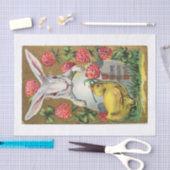 Weefselpapier van 10 lb, wit W/EASTER BUNNY & CHIC Tissuepapier (Craft)