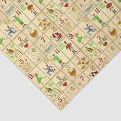 Weefselpapier van 10 lb, witte 25 DAGEN CHRISTMAS Tissuepapier (Detail)