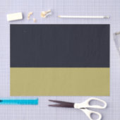 Weefselpapier van 10 lbs (Navy and Gold) Tissuepapier (Craft)