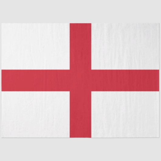Weefselpapier van de Engelse vlag (England) Tissuepapier (Voorkant)