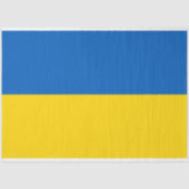 Weefselpapier van de Oekraïense vlag Tissuepapier (Voorkant)