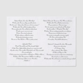 Weefselpapier van de Schrift van de Wederzijdse Sc Tissuepapier