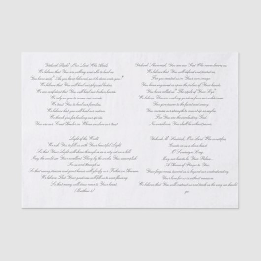 Weefselpapier van de Schrift van de Wederzijdse Sc Tissuepapier (Voorkant)