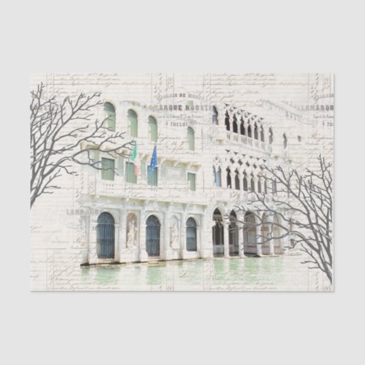 Weefselpapier van de Venetië- schrijfmachine voor  Tissuepapier (Voorkant)