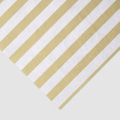 Weefselpapier van Elegant Gold en White Stripes Tissuepapier (Detail)