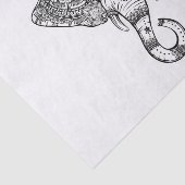 Weefselpapier van Elephant Mandala Tissuepapier (Detail)