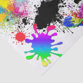 Weefselpapier van het flinterpatroon van de verf tissuepapier (Detail)