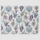 Weefselpapier van Paisley Blue Florals Tissuepapier (Voorkant)