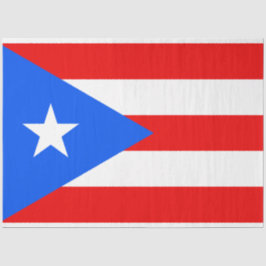 Weefselpapier van Puerto Ricaanse vlag (Puerto Ric Tissuepapier