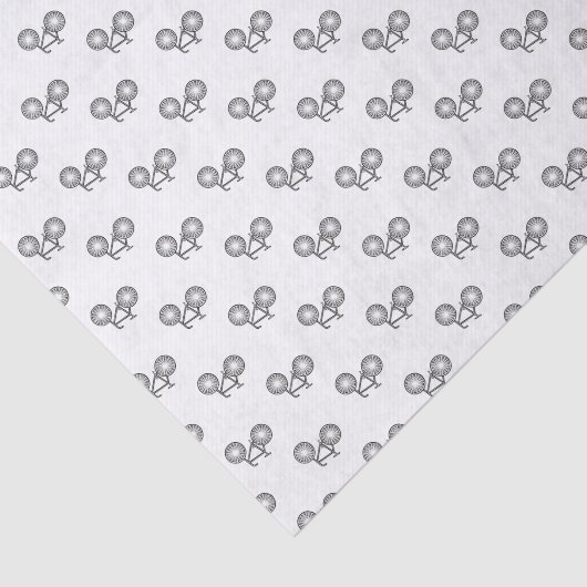 Weefselpapier van Unisex-fietspatroon Tissuepapier (Detail)